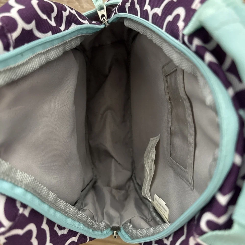 pottery barn kids mini backpack Purple And Teal Geo print
